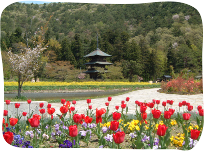Akutsuhachiman Shrine et Parc historique